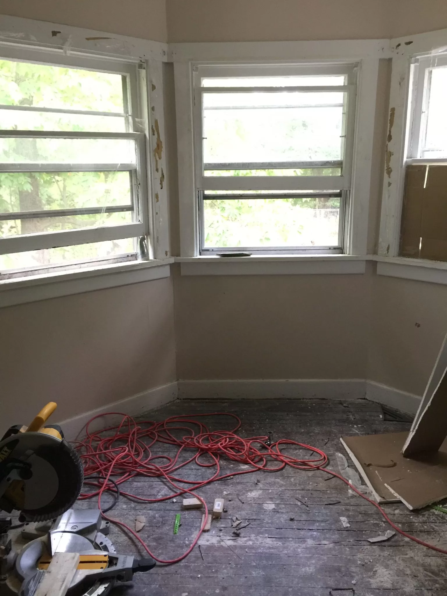 home renovation progress