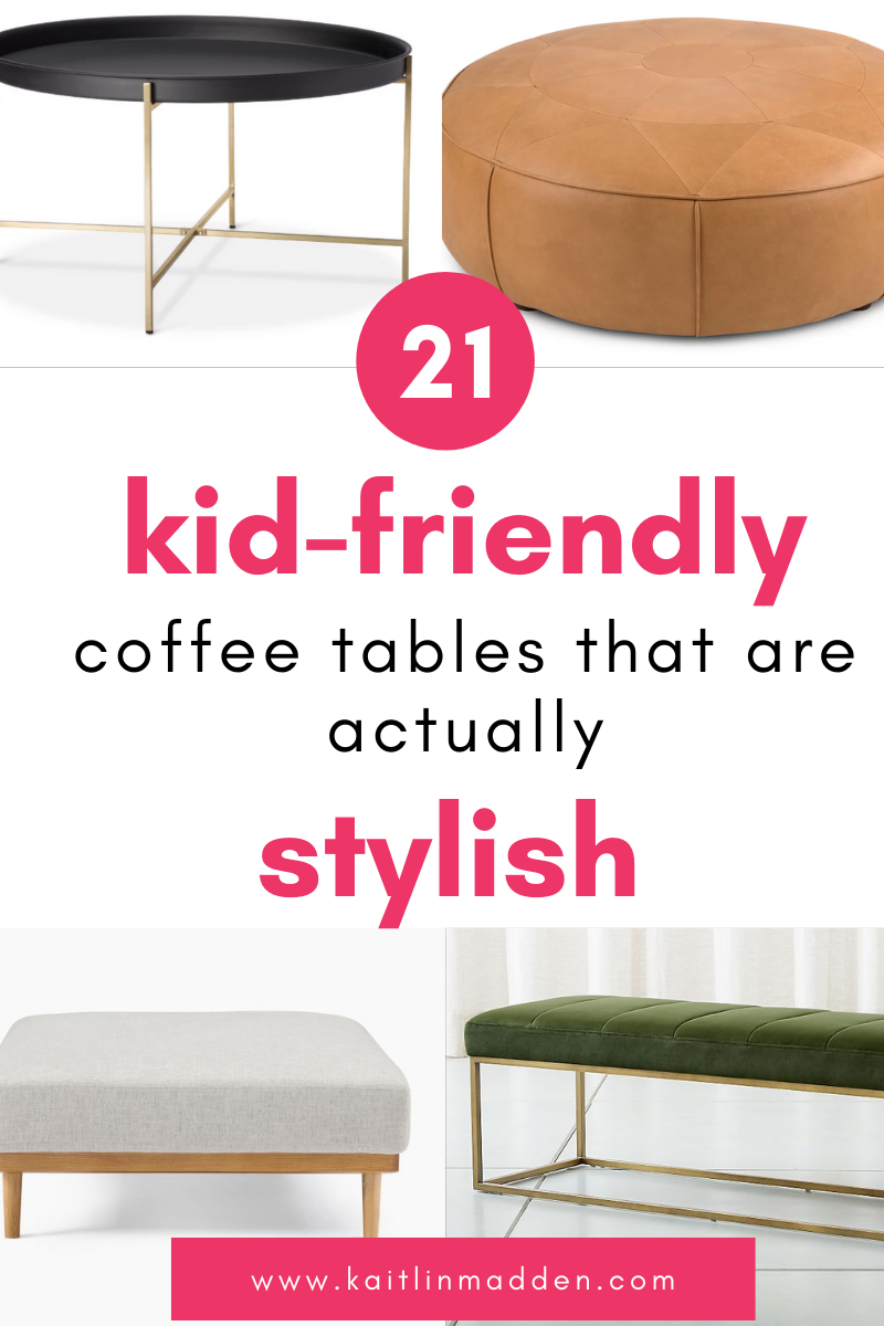 25 Kid-Friendly Coffee Tables That are Stylish and Safe