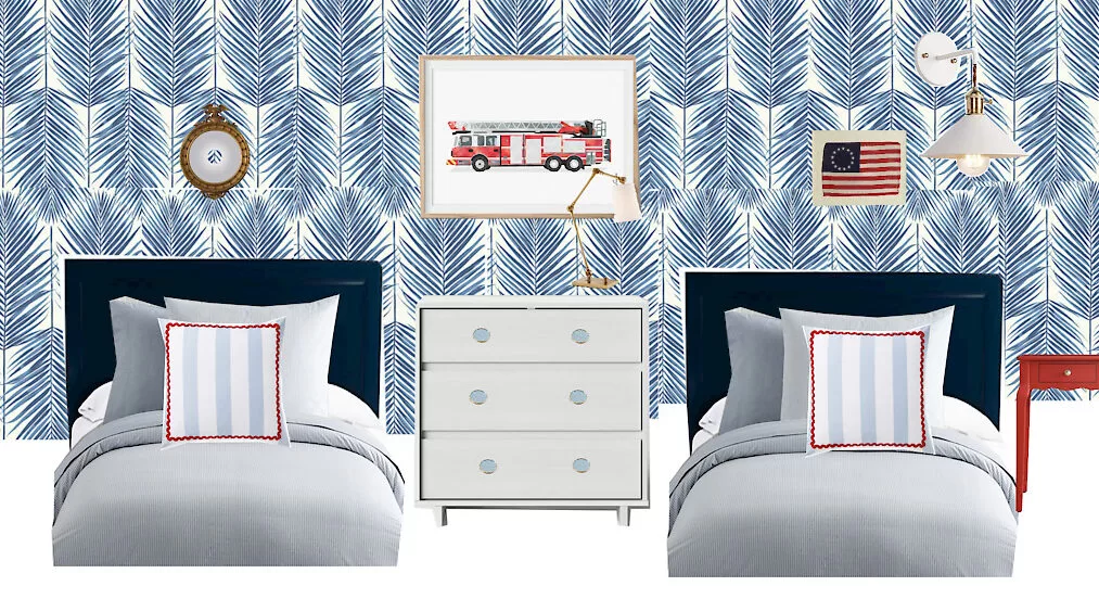 The boys room design: the plans