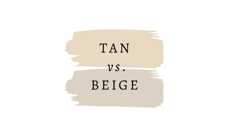 Beige vs. Tan