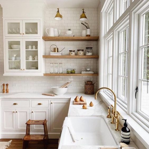 kitchen cabinet color trends  white