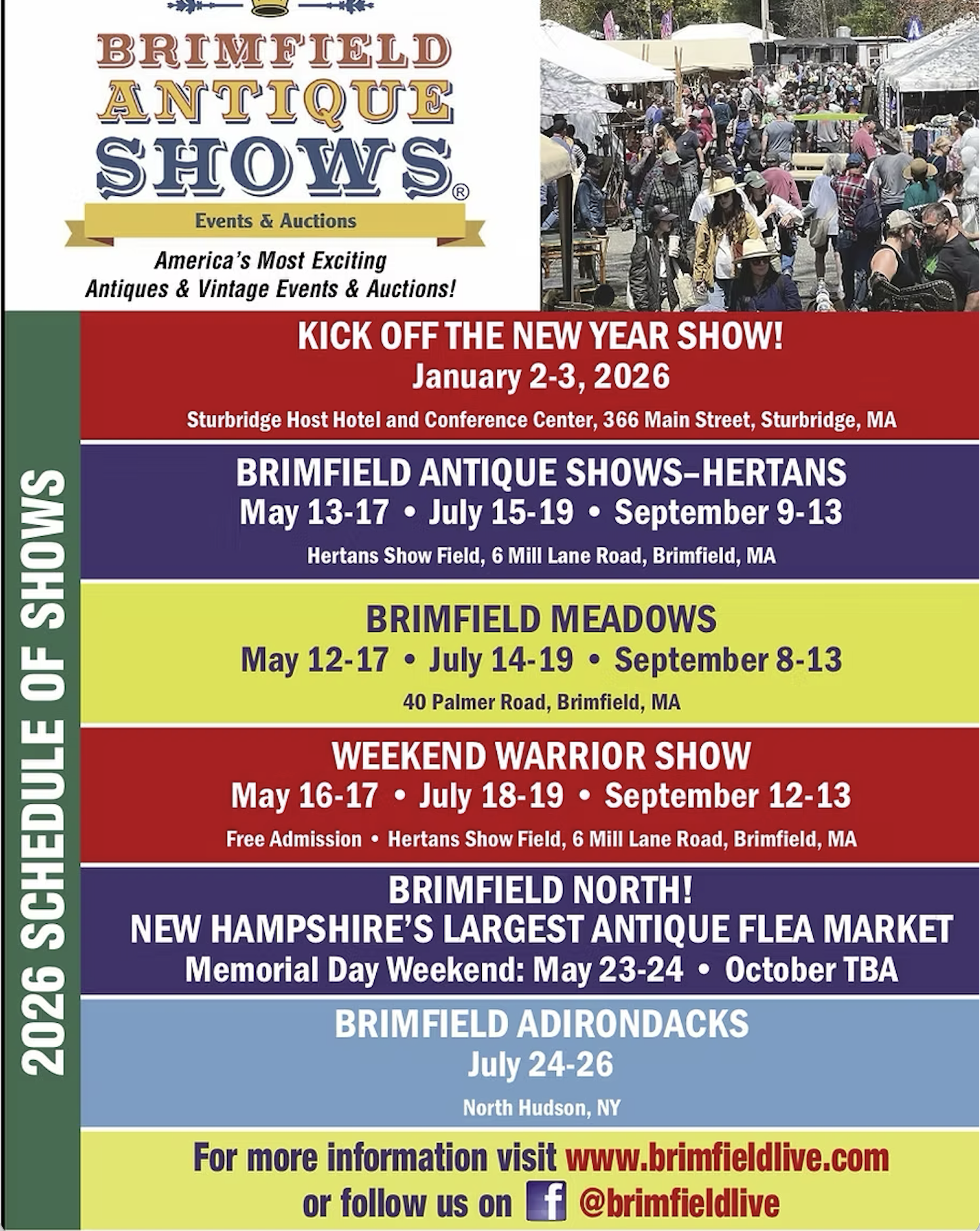 Brimfield Antique Show Flyer