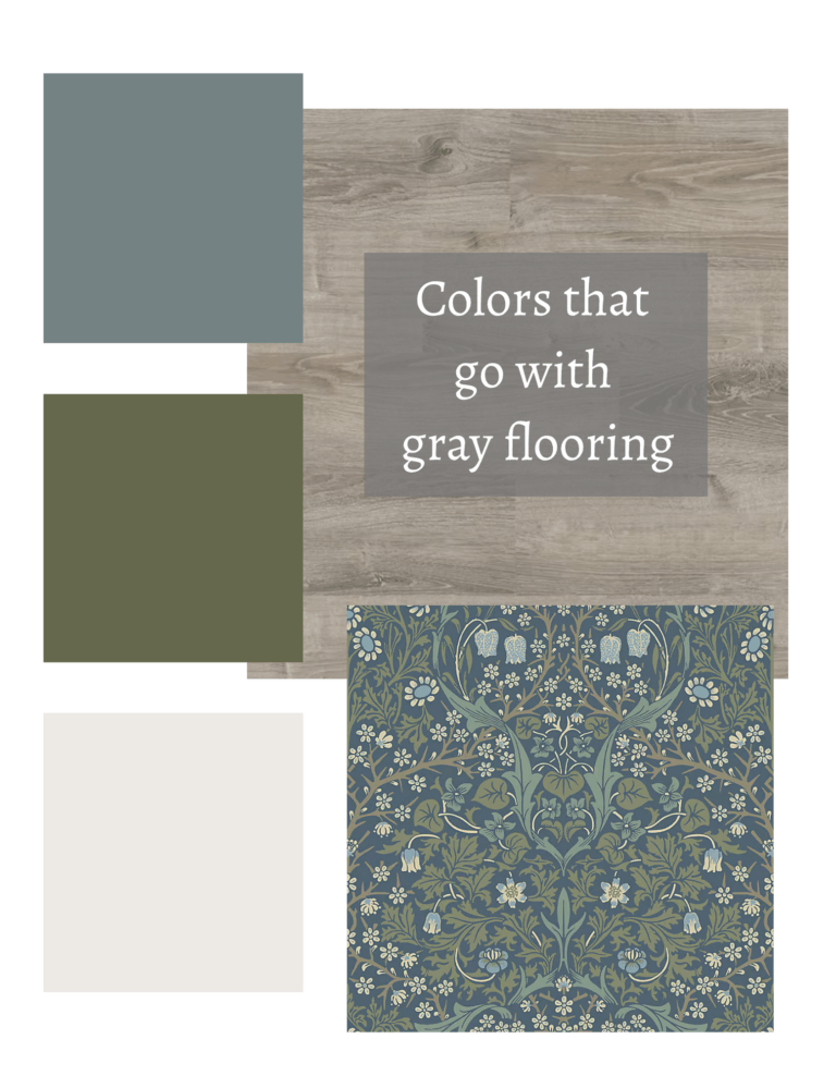 10 Best Paint Colors for Gray Floors (LVP + tile)